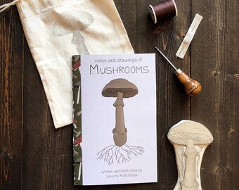 Notes and Drawings of Mushrooms Book