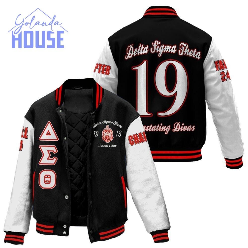 Delta Sigma Theta Varsity Jacket - Etsy Canada