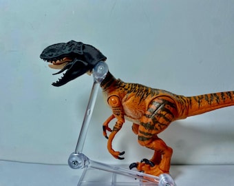 Custom Venatosaurus Head for Hammond Collection Raptor – 3D Printed Dinosaur Accessory, Jurassic Figure Upgrade