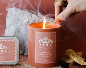 Elements Line- Fire Candle