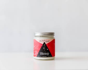 Taurus - Watermelon Cooler - Astrology Series - soy wax candle