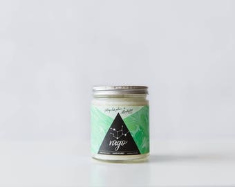 Virgo - Cactus + Sea Salt - Astrology Series - soy wax candle