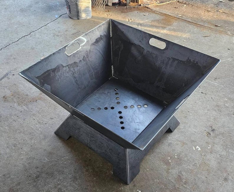 24 Inch Firepit Bend Weld Together SVG DXF CNC Plasma Laser Digital ...
