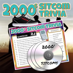 2000s Sitcom Trivia Game | Games for Gen X | Games for Parties | New Year's Eve Game | TV Trivia | Digital Download | Printable Games