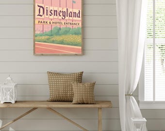 Vintage Disneyland Entrance Art