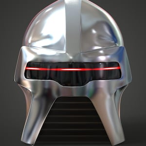 Cylon Centurion Noggrann Bärbar Hjälm 3D-modell STL