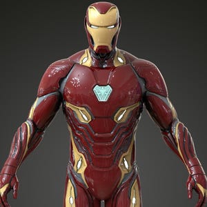 IrMan Mark 50 (L) Accurate Full Body Wearable Armor with Helmet 3D Model STL