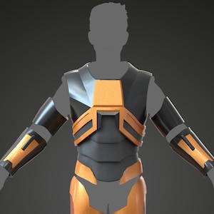 Half Life HEV Mark 5 Noggrann rustning 3D-modell STL