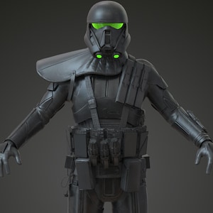 Death Trooper Accurate Full Wearable Armor with Helmet 3D Model STL