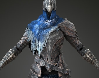 DS Artorias – Präzise Ganzkörper-Rüstung mit Helm – 3D-Modell (STL)