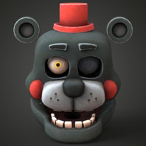 Lefty Help Wanted 2 FNAF Custom Head Wearable 3D Model STL