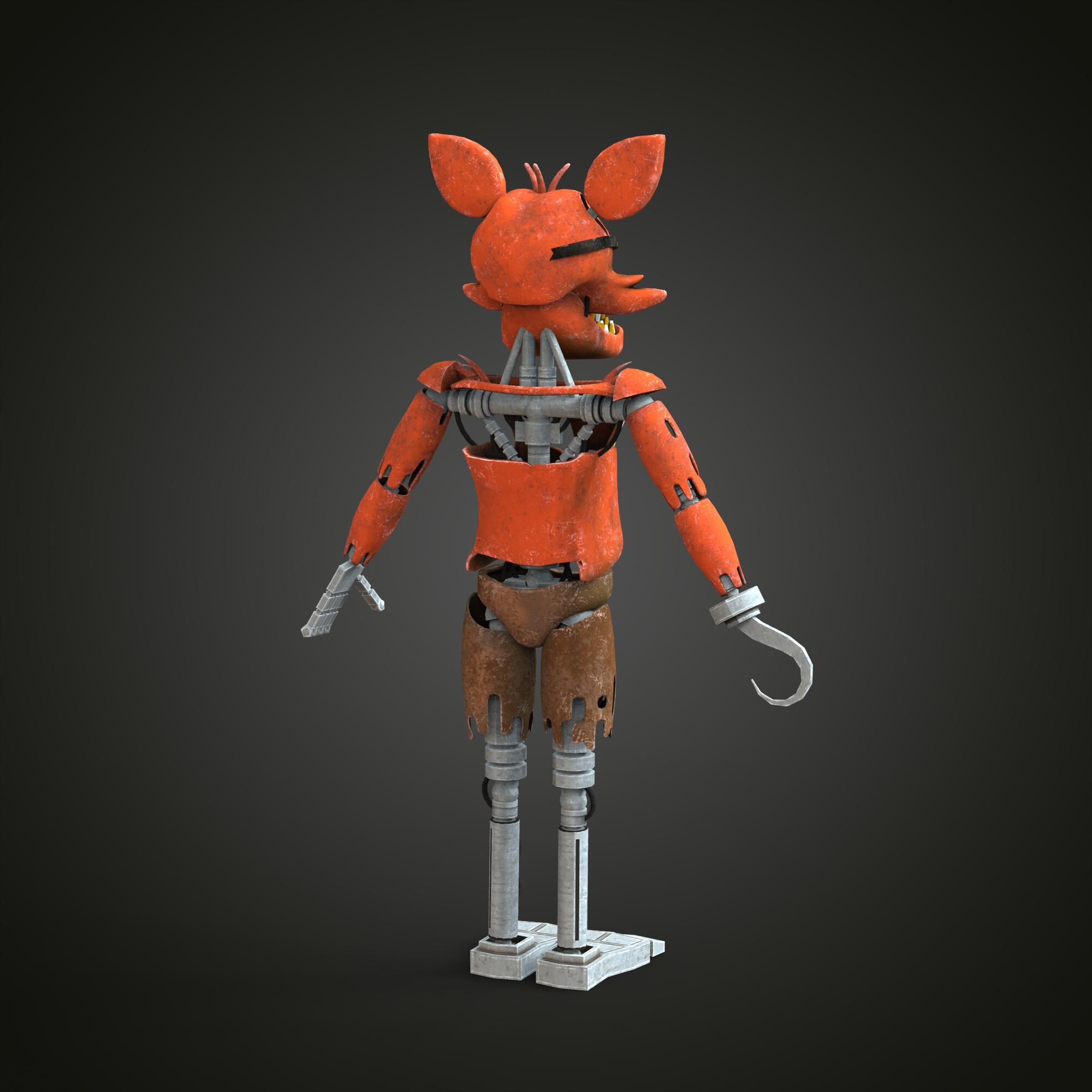Foxy 1 Custom Full Body Wearable With Head Wearable 3D Model STL - Etsy