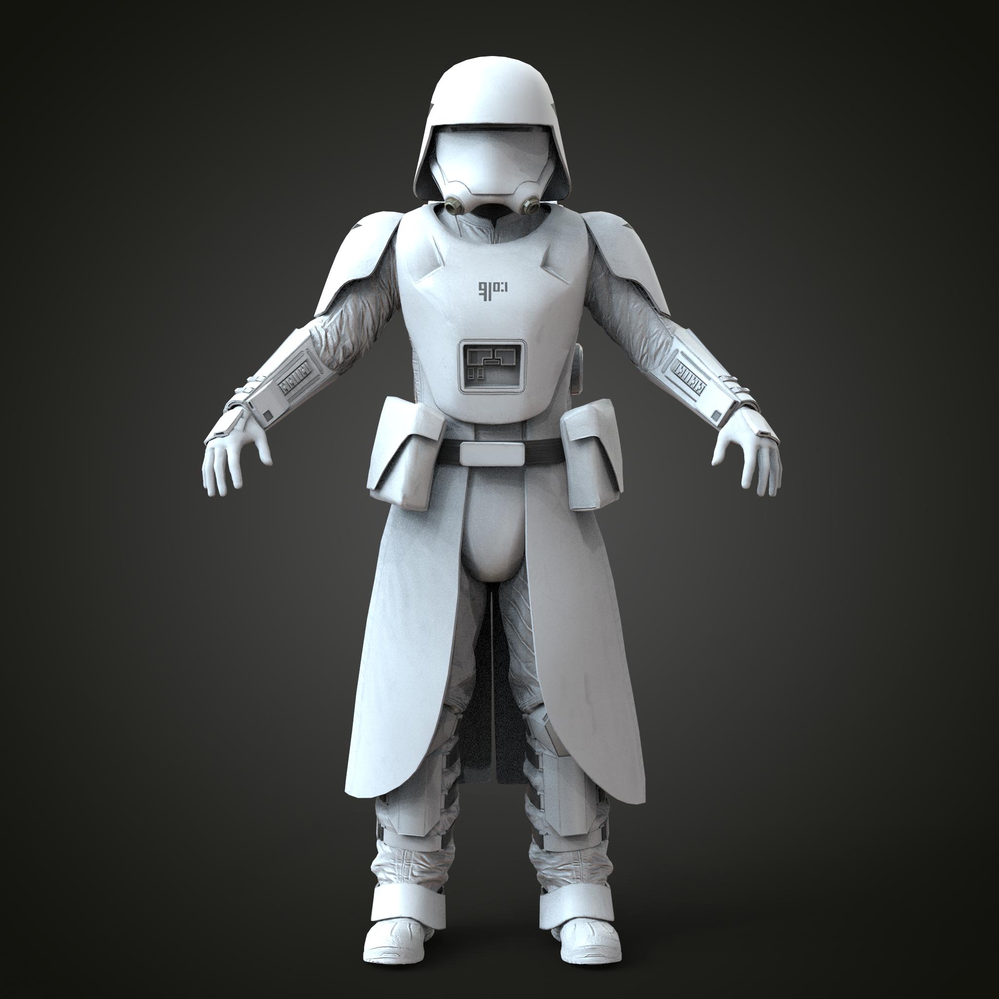 Snow Trooper First Order Accurate Full Wearable Armor With Helmet 3D ...