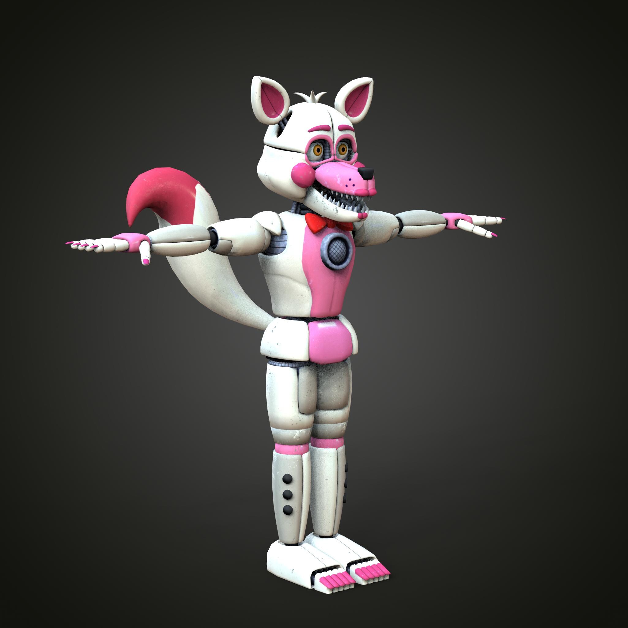 Funtime Foxy SL Furry Accurate Full Body Wearable Parts With Helmet 3D ...