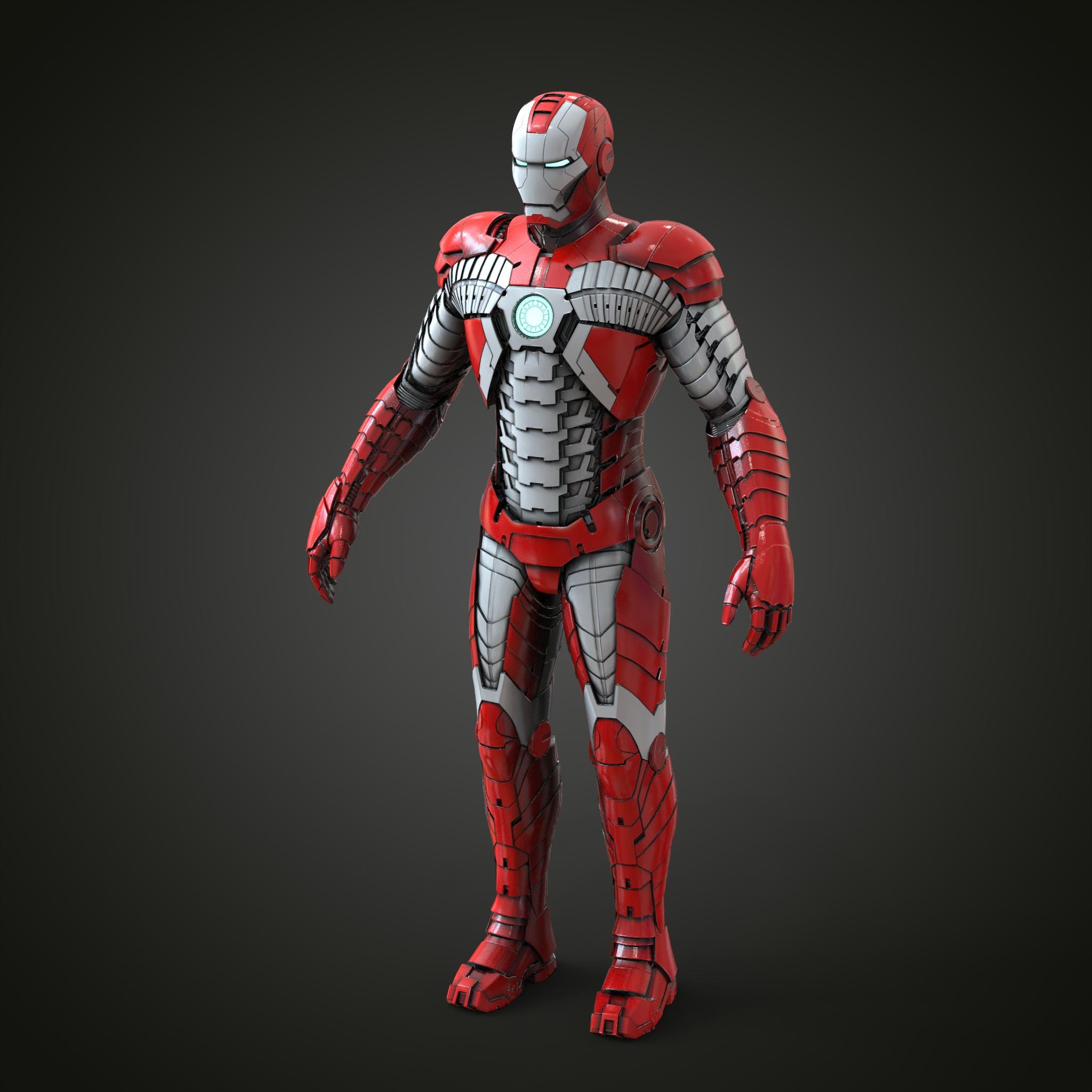 Irman R Irman Mark 5 (V) Accurate Full Body Wearable Armor With Helmet 3D Model ...