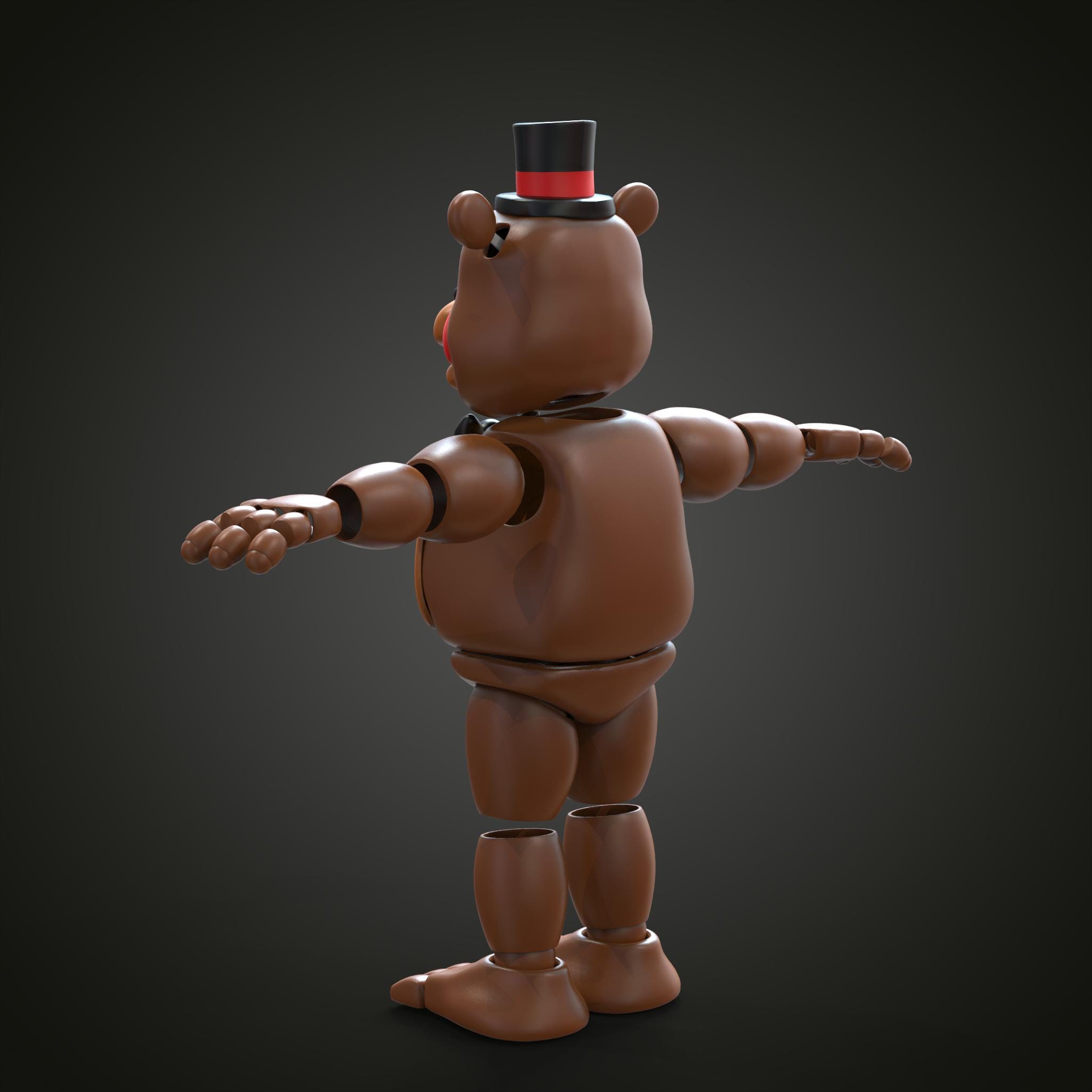 Toy Freddy Bear FNAF 2 Movie Custom Full Body Wearable With Head ...