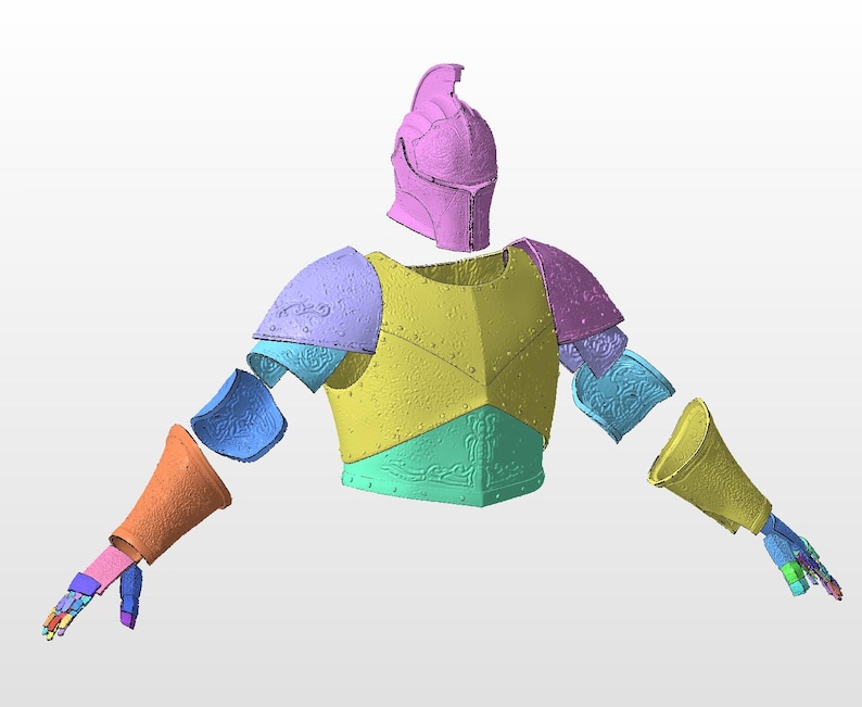 Dark Souls Faraam Accurate Armor With Helmet 3D Model STL - Etsy