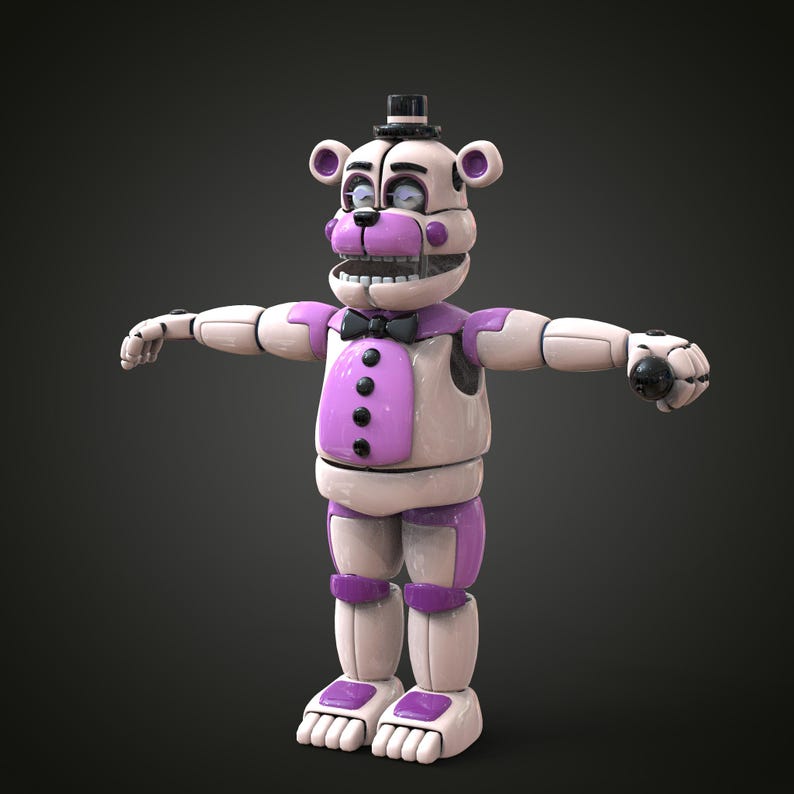 Funtime Freddy SL Accurate Full Body Wearable Parts With Helmet 3D ...