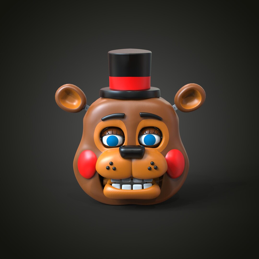 Toy Freddy Bear FNAF 2 Movie Custom Head Wearable 3D Model STL - Etsy