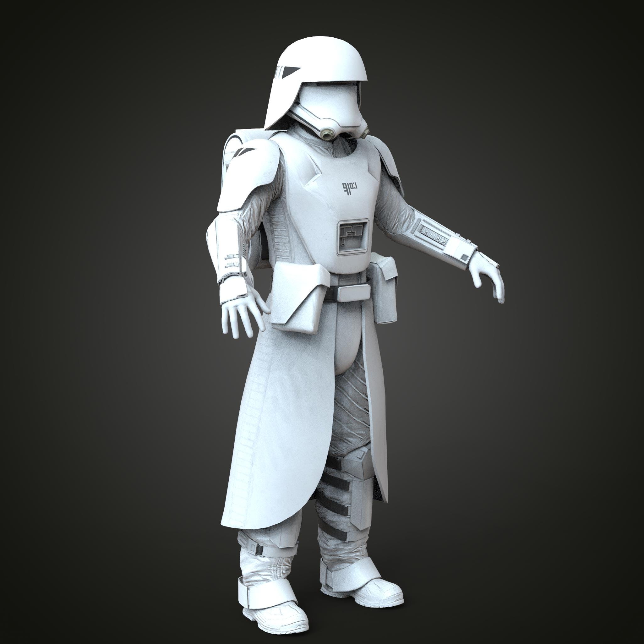 Snow Trooper First Order Accurate Full Wearable Armor With Helmet 3D ...