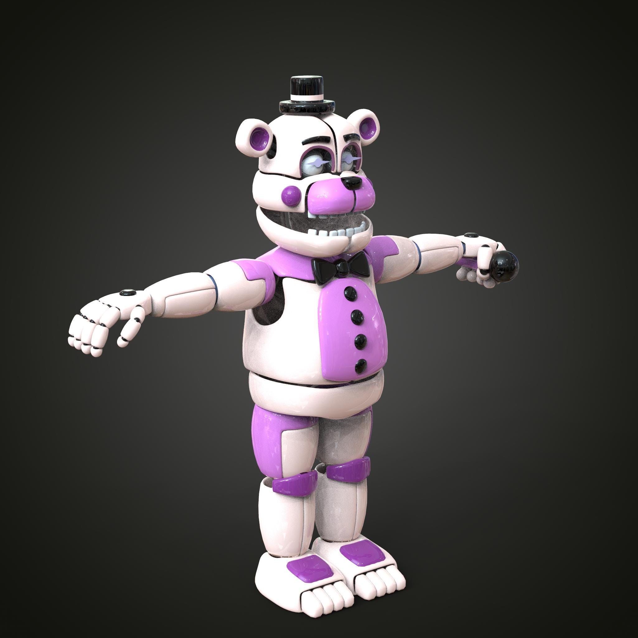 Funtime Freddy SL Accurate Full Body Wearable Parts With Helmet 3D ...