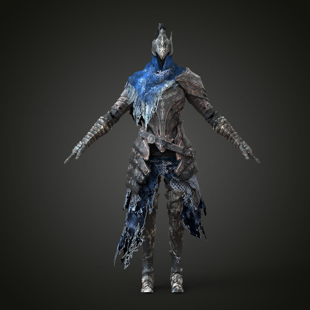 Dark Souls Artorias Accurate Full Body Wearable Armor With Helmet 3D ...