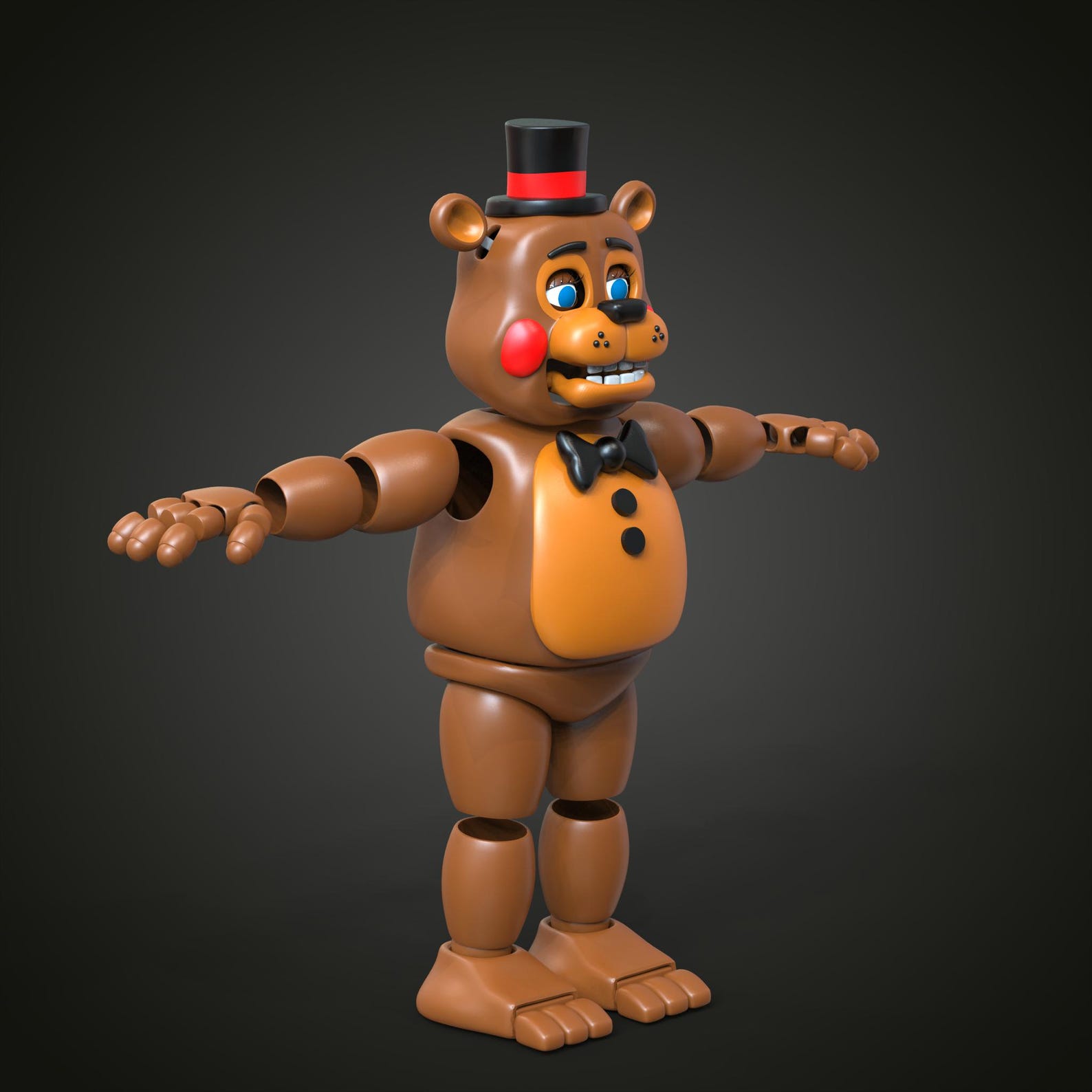 Toy Freddy Bear FNAF 2 Movie Custom Full Body Wearable With Head ...