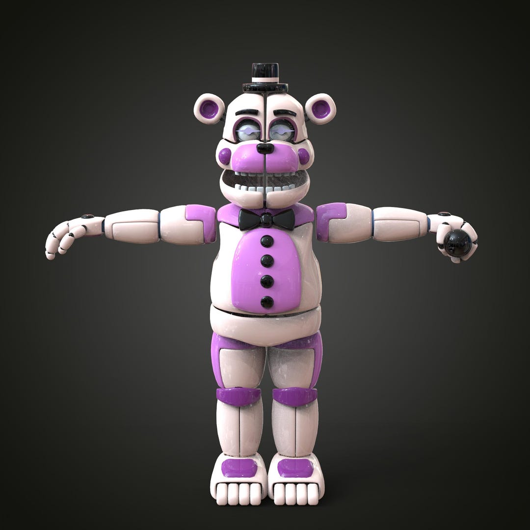 Funtime Freddy SL Accurate Full Body Wearable Parts With Helmet 3D ...