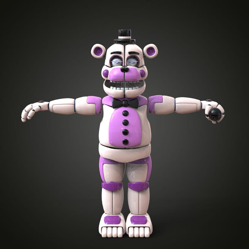 Funtime Freddy SL Accurate Full Body Wearable Parts With Helmet 3D ...