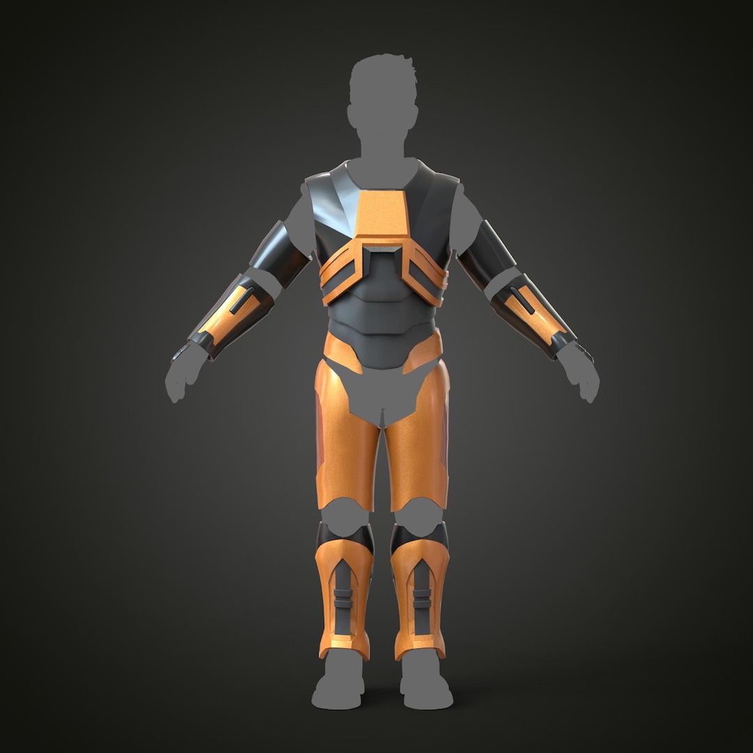 Half Life HEV Mark 5 Accurate Armor 3D Model STL - Etsy