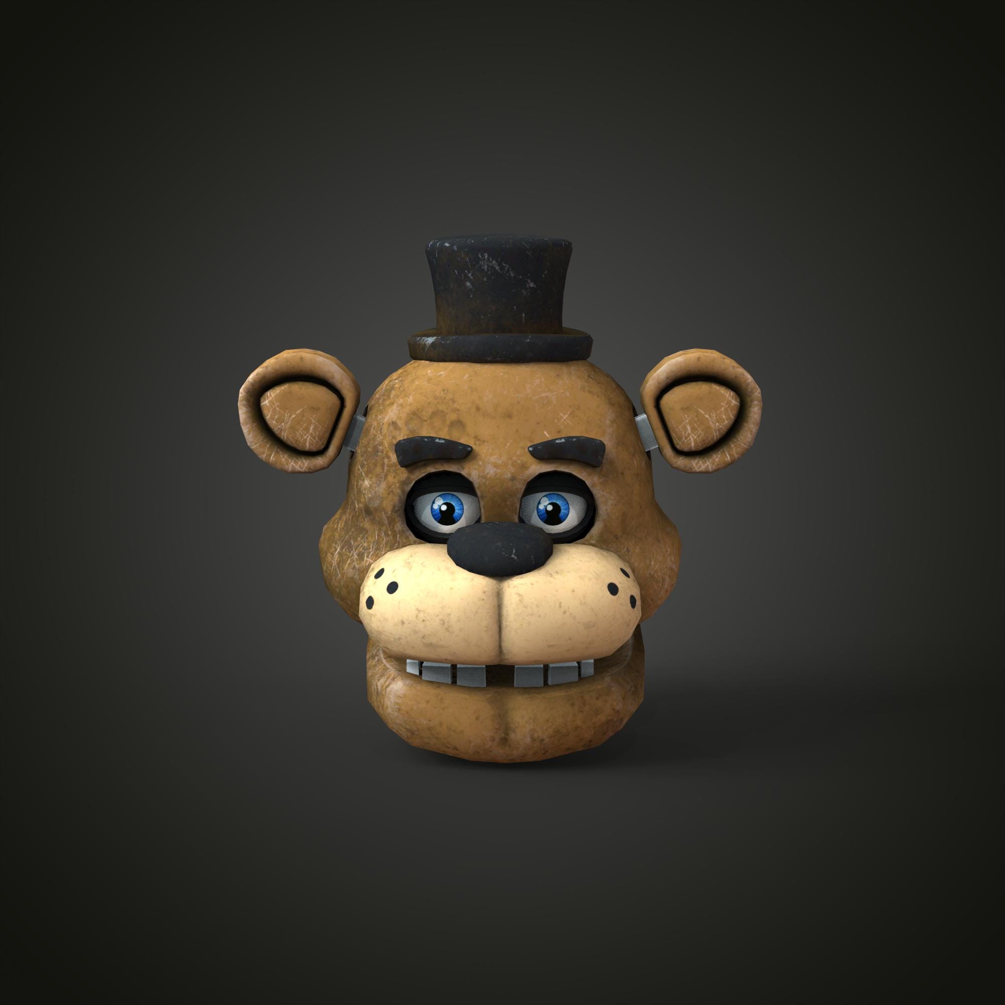 Freddy 1 Bear Custom Full Wearable Head 3D Model STL - Etsy