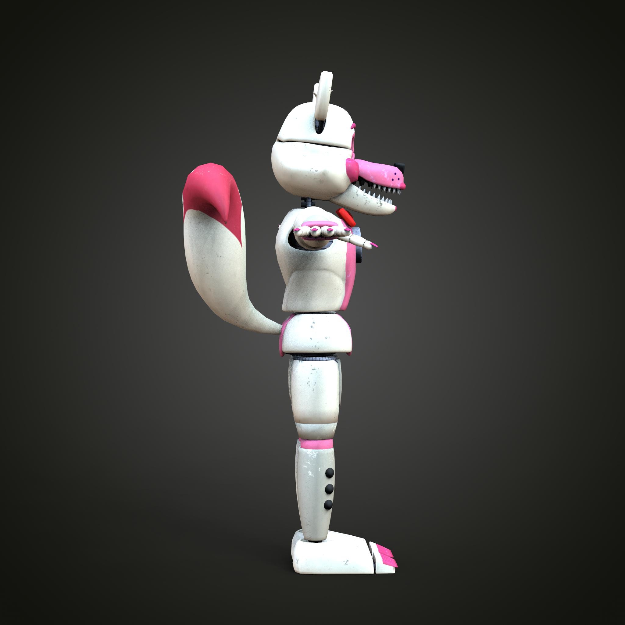 Funtime Foxy SL Furry Accurate Full Body Wearable Parts With Helmet 3D ...