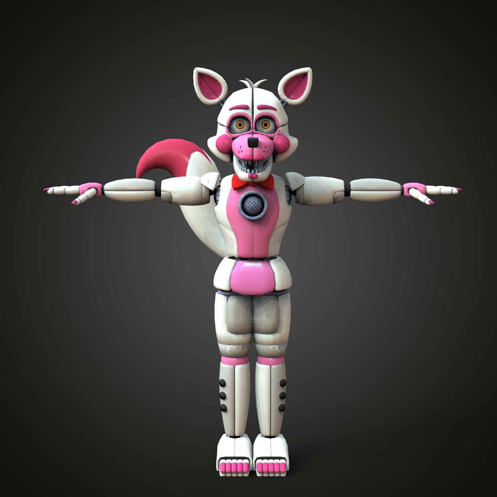 Funtime Foxy SL Furry Accurate Full Body Wearable Parts With Helmet 3D ...
