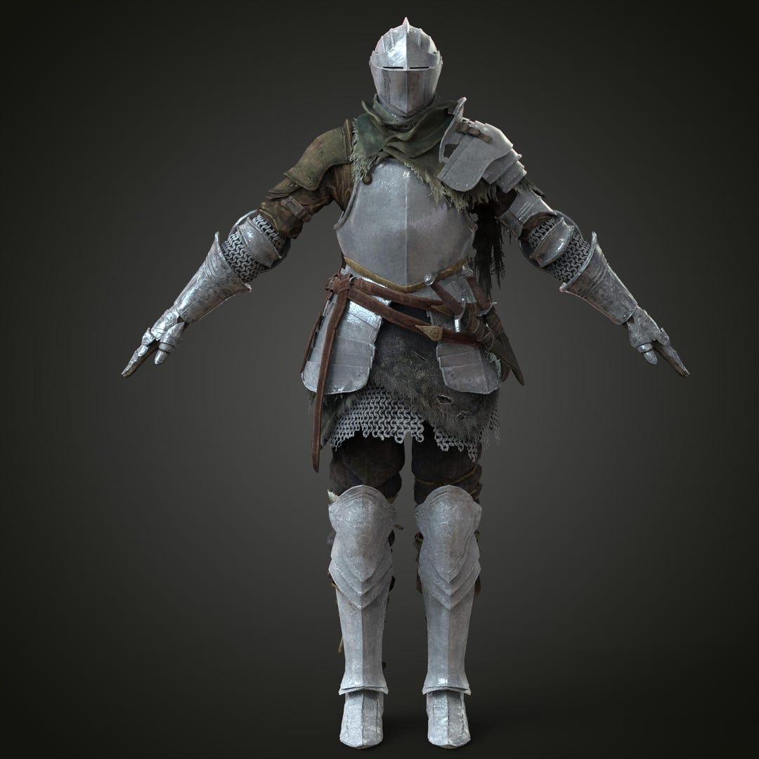 Dark Souls 3 Knight Accurate Full Body Wearable Armor With Helmet 3D ...