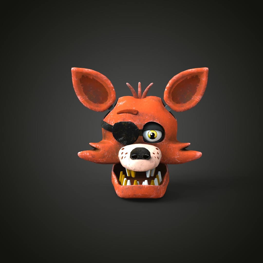 Foxy 1 Custom Full Head Wearable 3D Model STL - Etsy