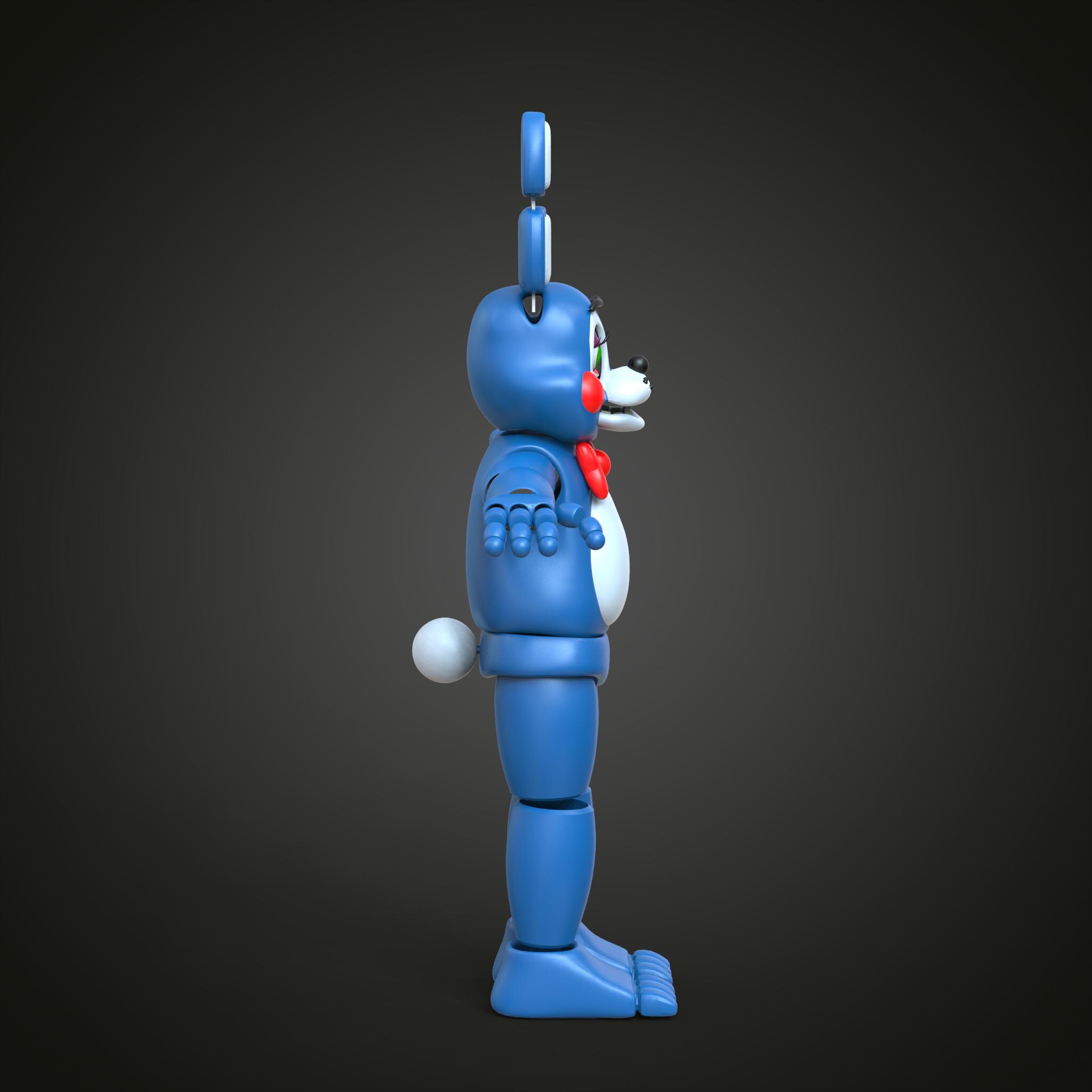 Toy Bonnie FNAF 2 Movie Custom Full Body With Head Wearable 3D Model ...