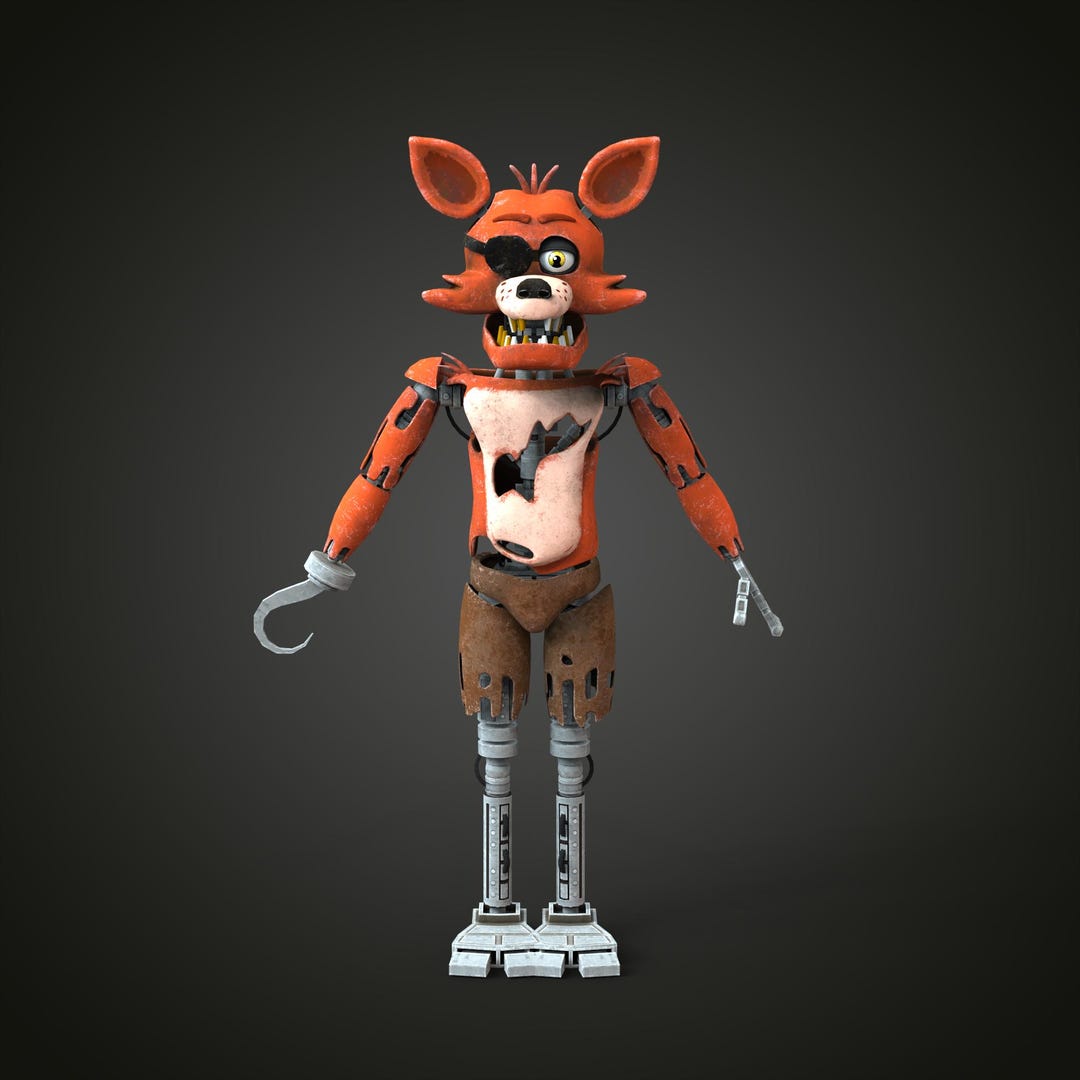 Foxy 1 Custom Full Body Wearable With Head Wearable 3D Model STL - Etsy