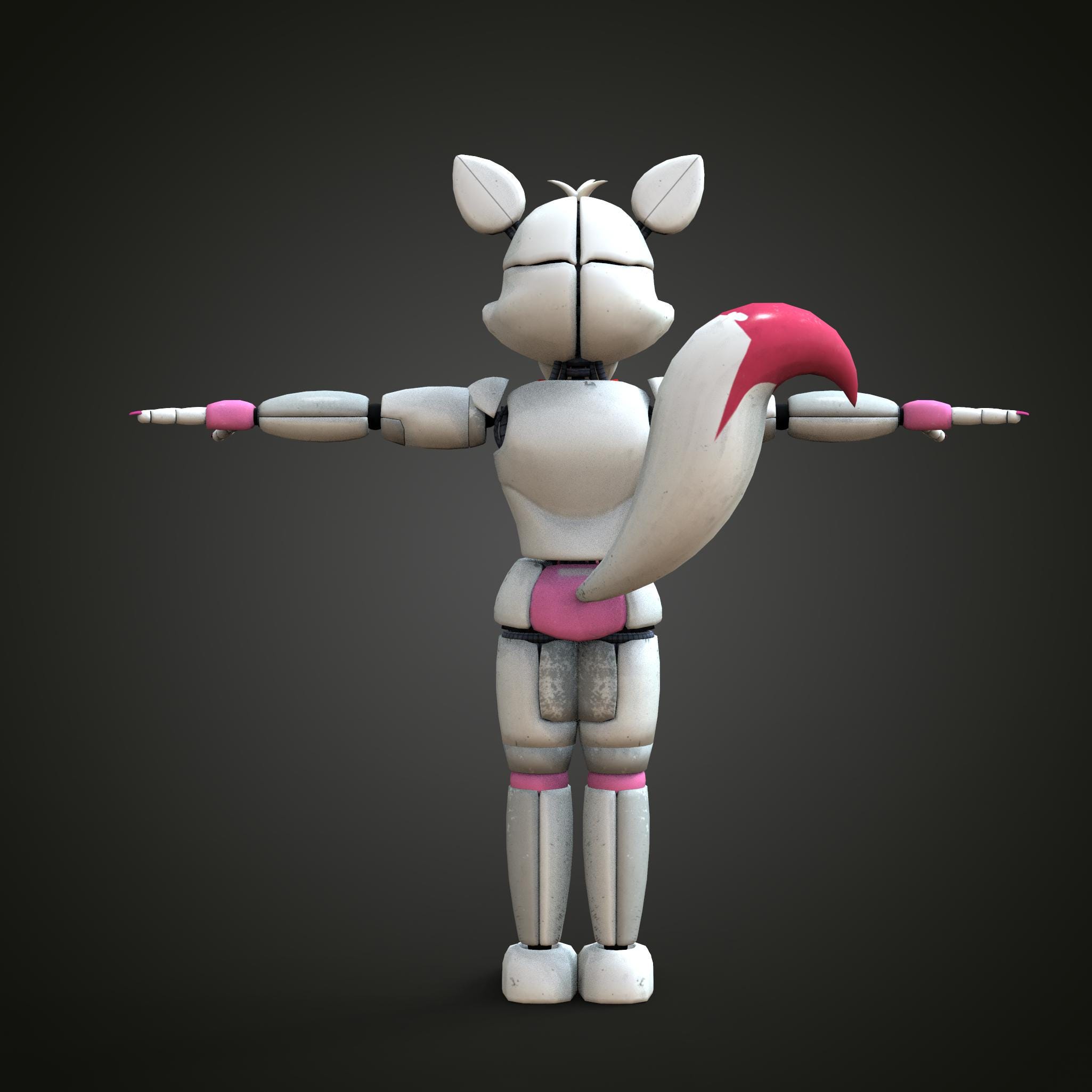 Funtime Foxy SL Furry Accurate Full Body Wearable Parts With Helmet 3D ...
