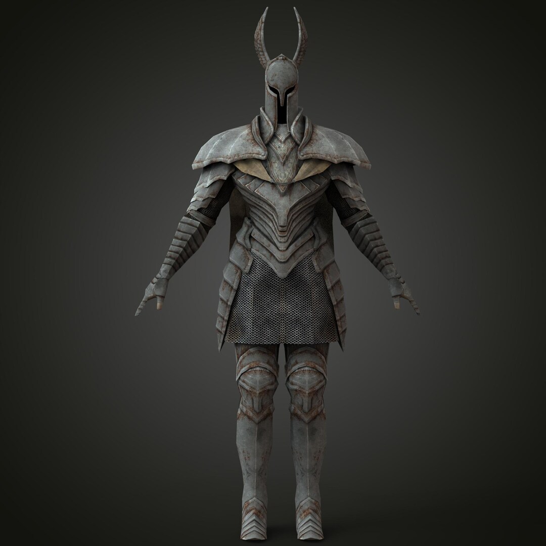 Dark Souls Silver Knight Accurate Armor With Helmet 3D Model STL - Etsy