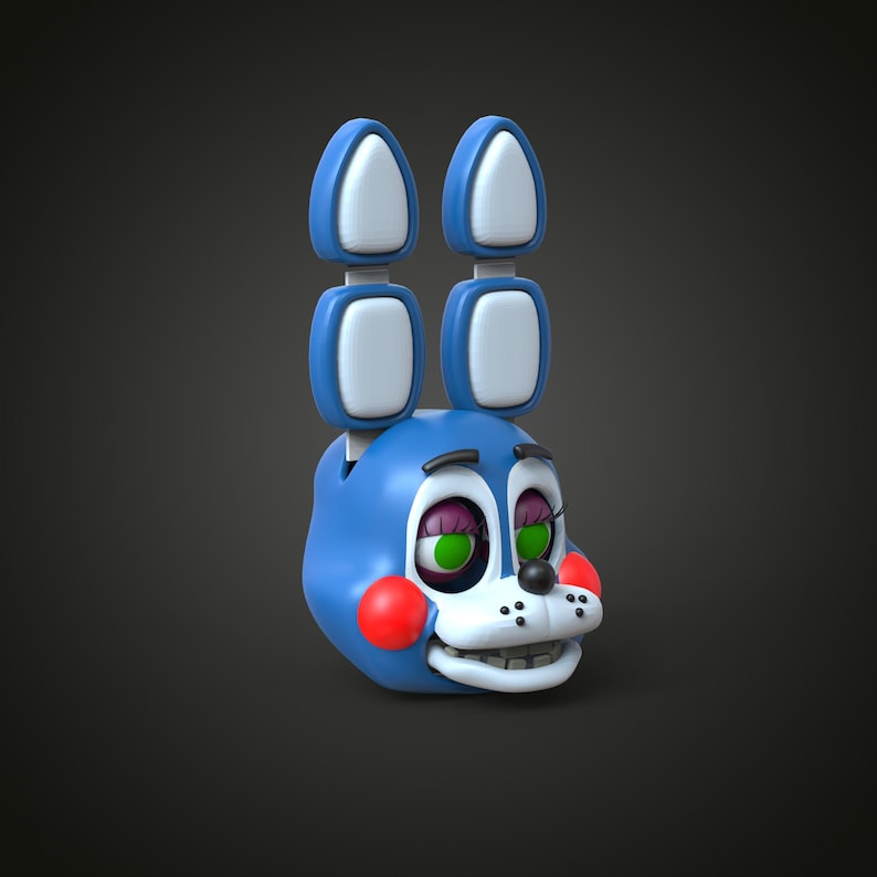 Toy Bonnie FNAF 2 Movie Custom Full Head Wearable 3D Model STL - Etsy