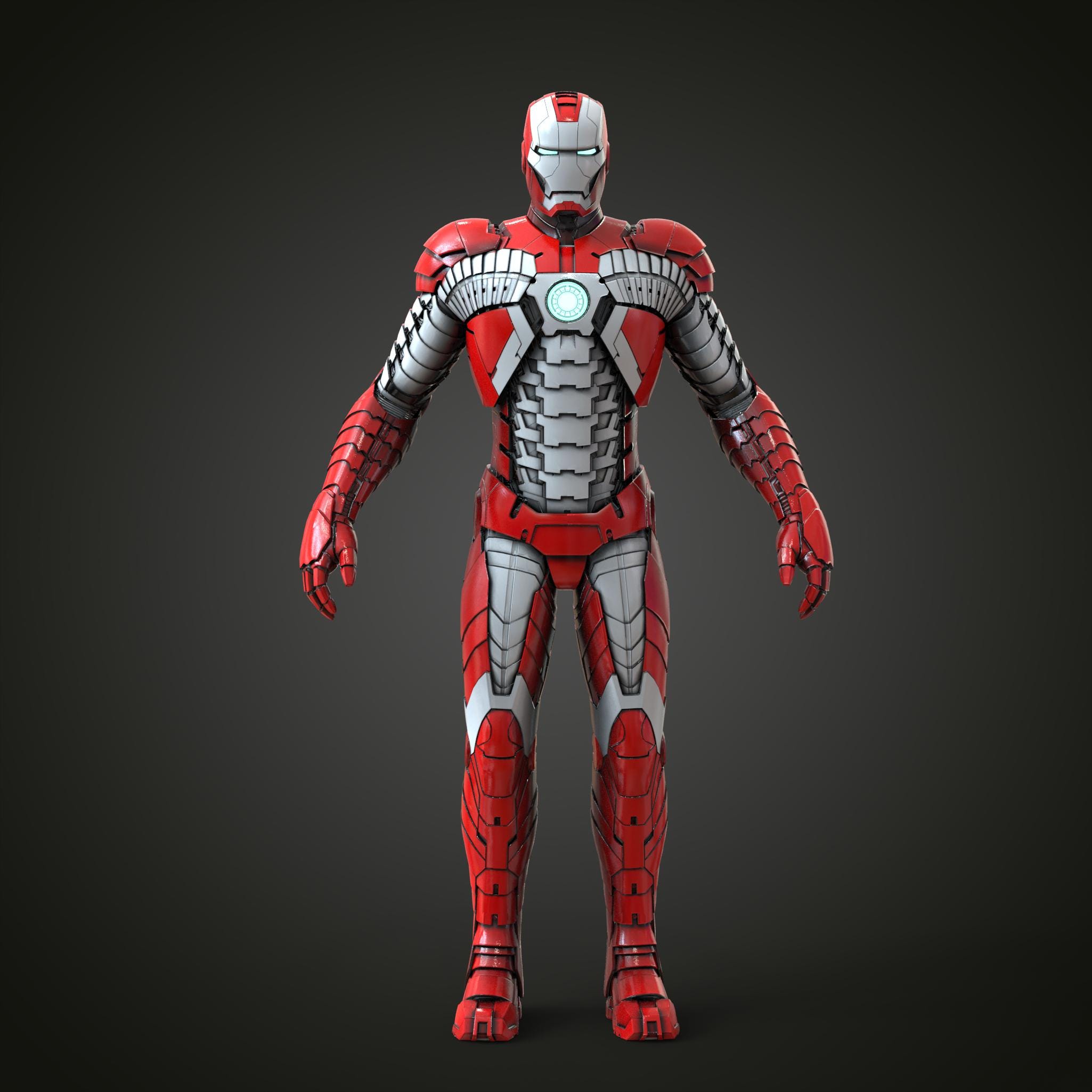 Irman R Irman Mark 5 (V) Accurate Full Body Wearable Armor With Helmet 3D Model ...