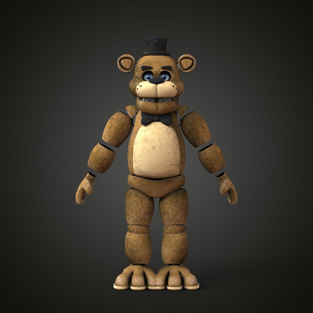 Freddy 1 Bear Custom Full Body Wearable With Head Wearable 3D Model STL ...
