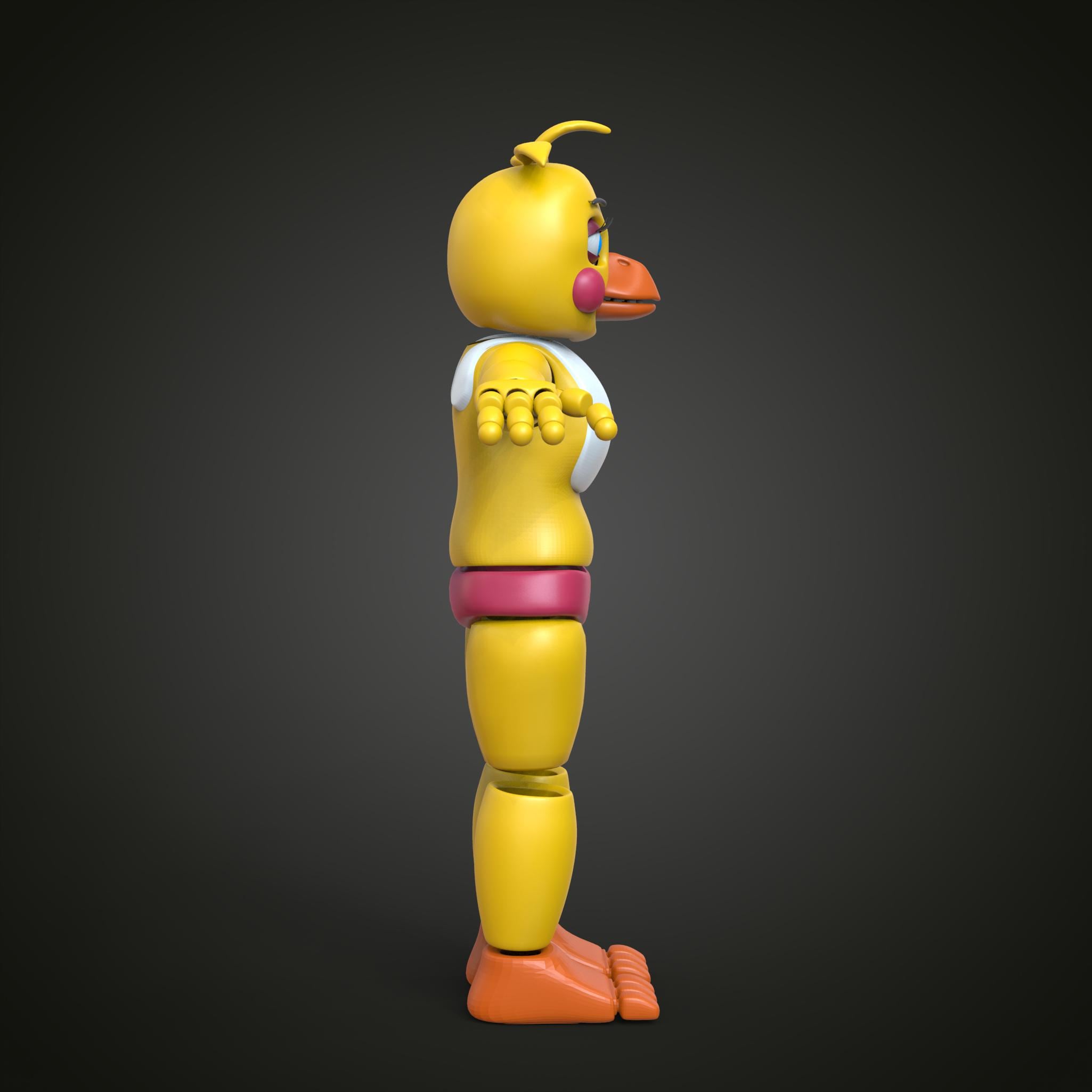 Toy Chica FNAF 2 Movie Custom Full Body With Head Wearable 3D Model STL ...