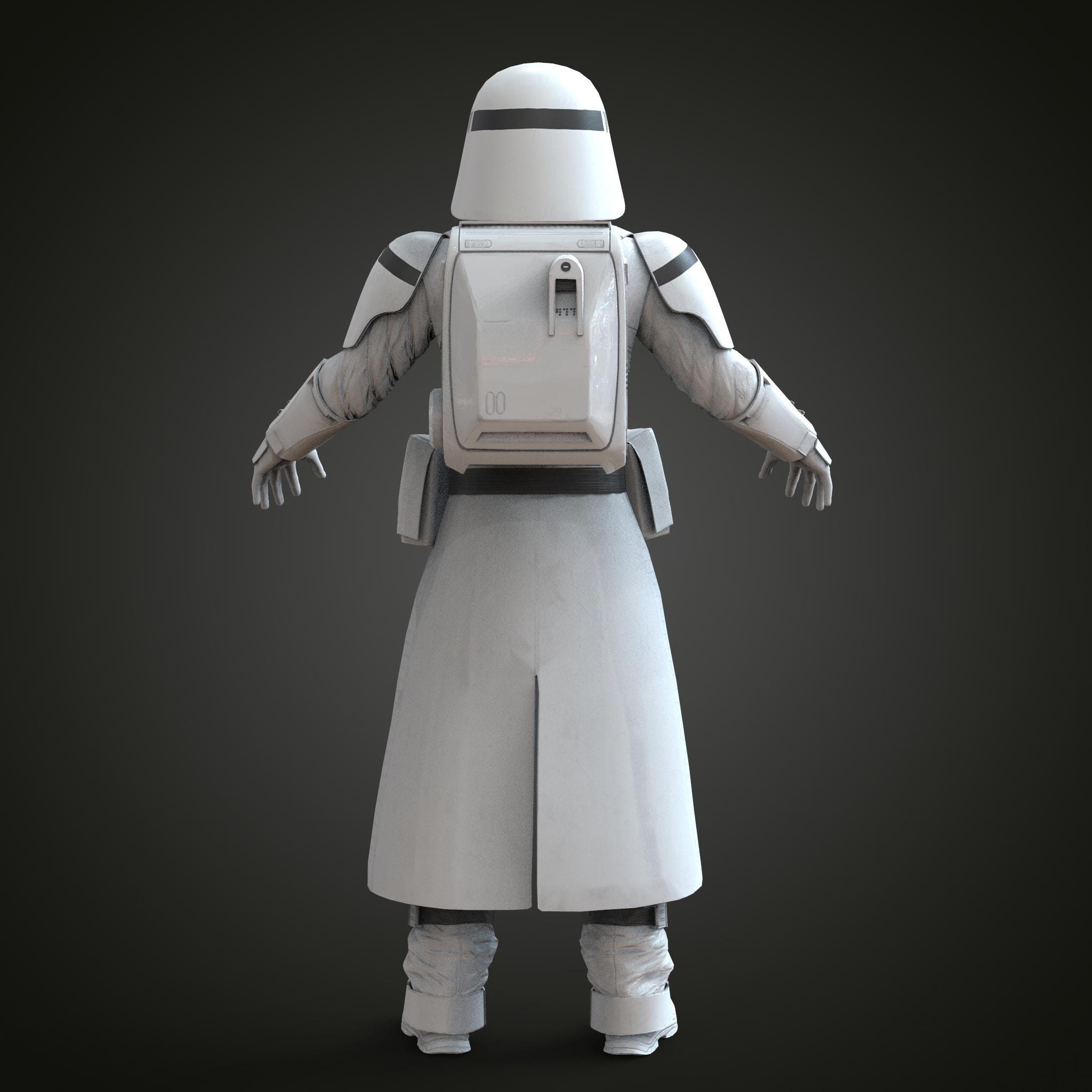 Snow Trooper First Order Accurate Full Wearable Armor With Helmet 3D ...