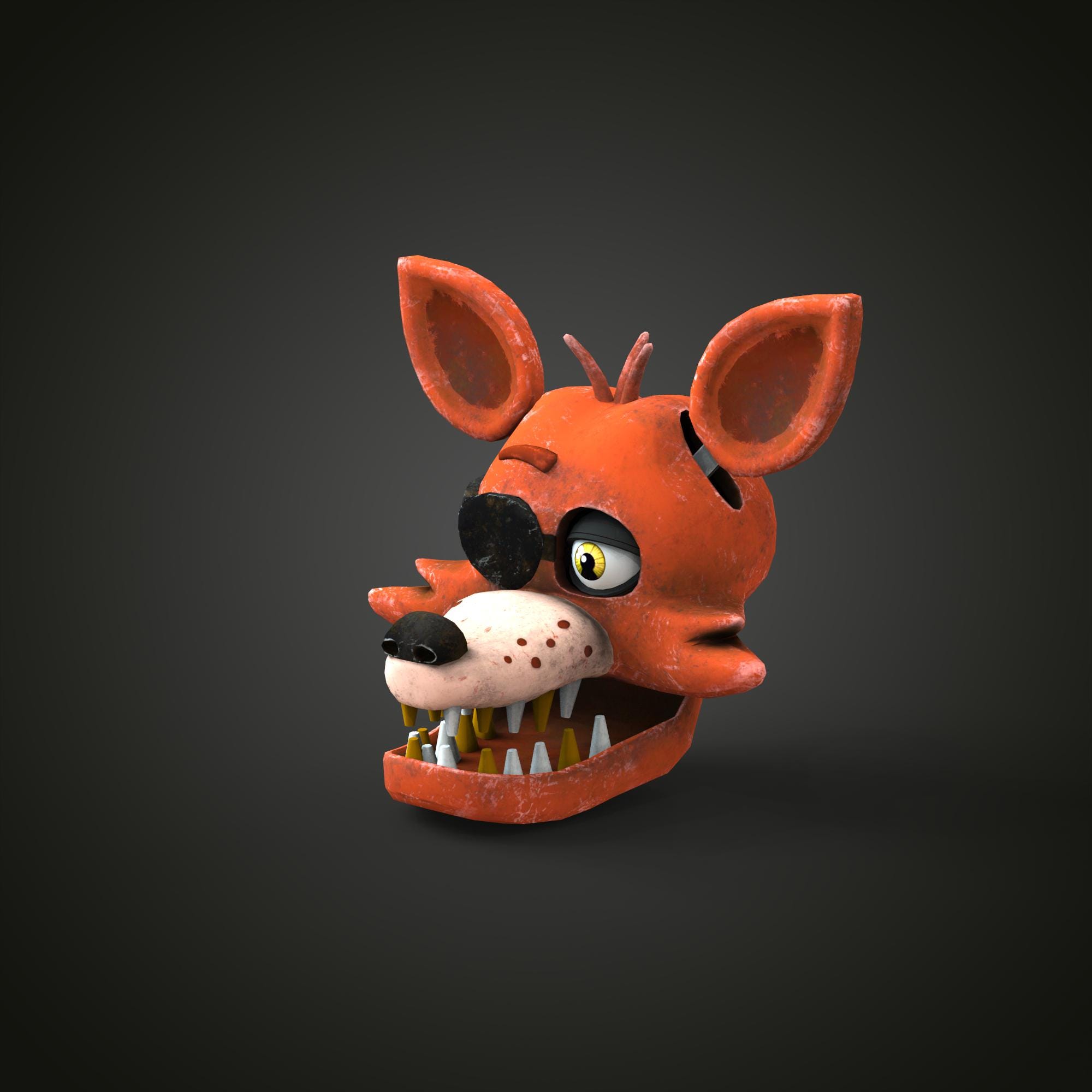 Foxy 1 Custom Full Head Wearable 3D Model STL - Etsy