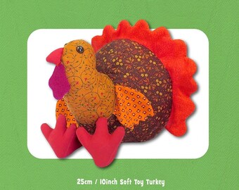 Stuffed Turkey Pattern - Etsy