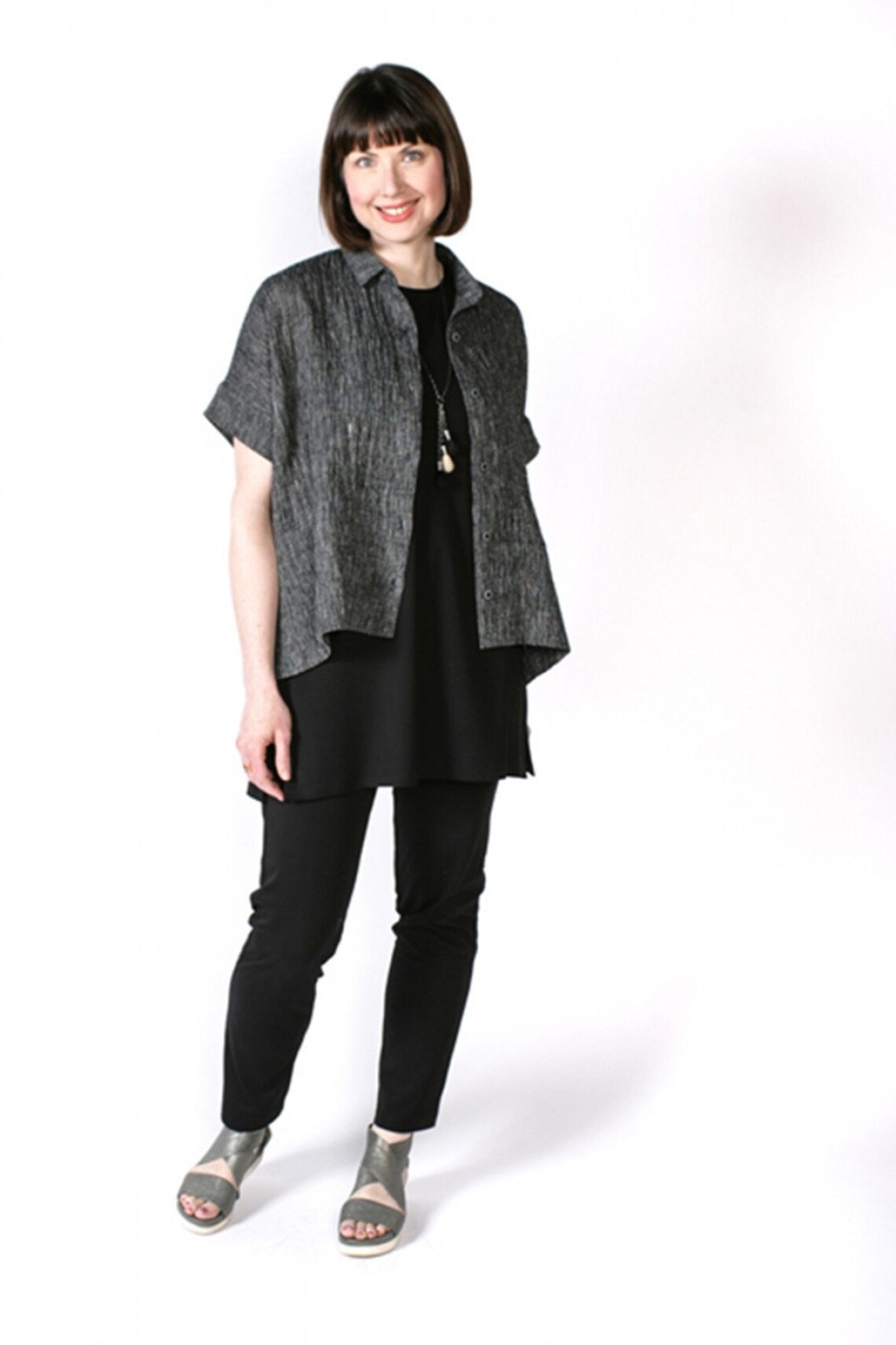 Cottage Shirt Pattern the Sewing PP062 Misses Etsy