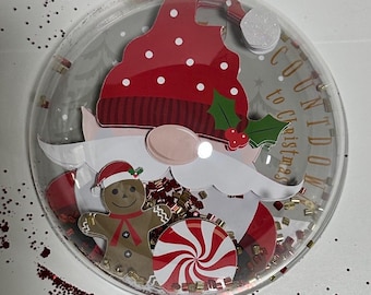 Handcrafted Christmas Countdown Ornament: Acrylic Holiday Decor