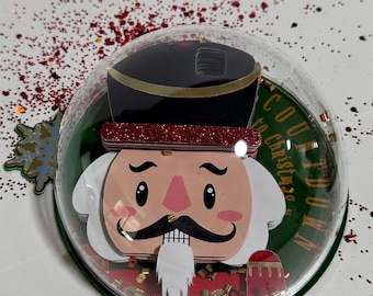 Handcrafted Christmas Countdown Ornament: Nutcracker Home Decor