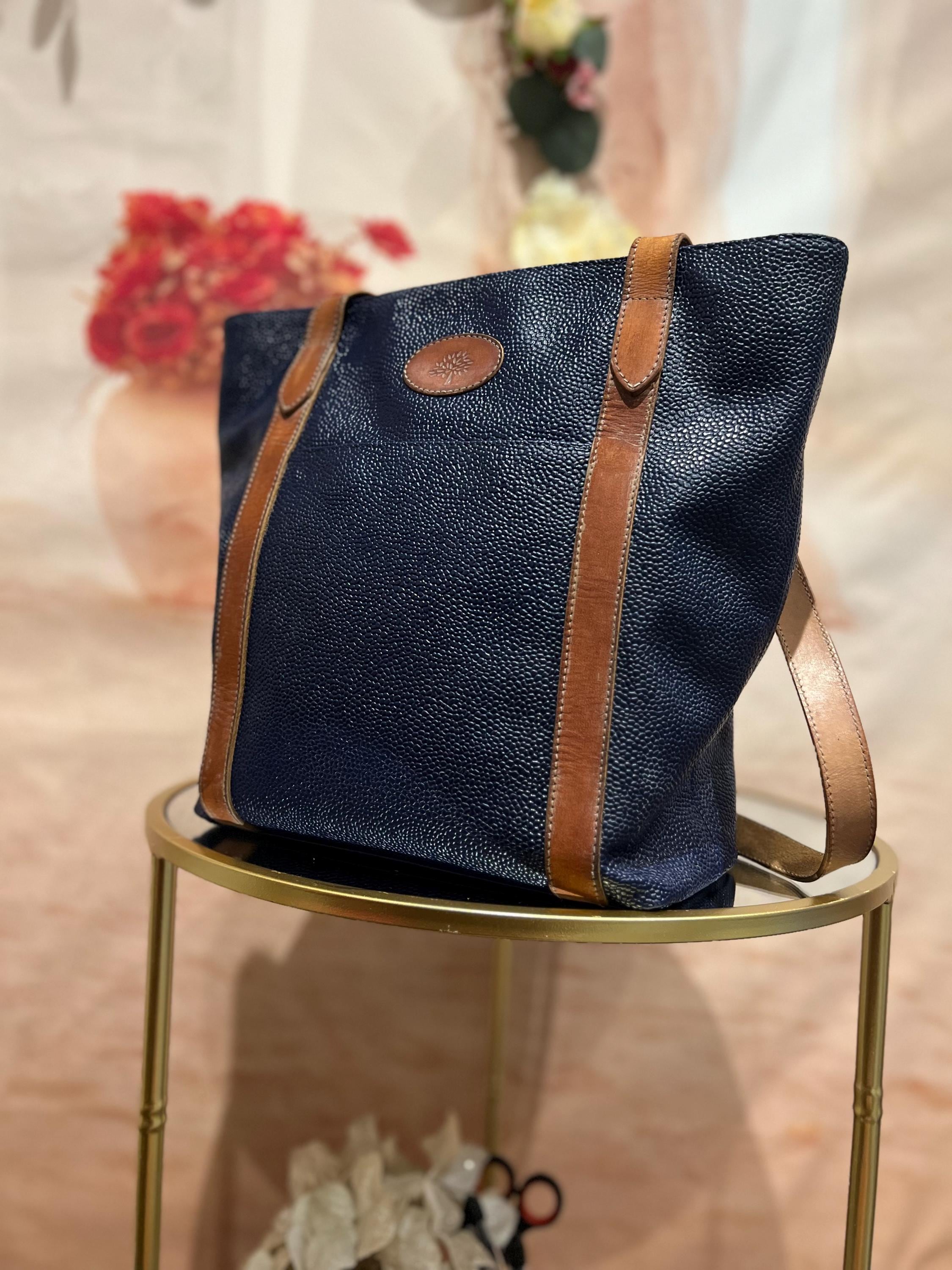 マルベリー ミニアレクサ ツイードシルキーカーフ Mulberry tote bag